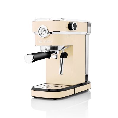 Espresso coffee maker, ETA618190040 Storio, Pump pressure 20 bar, Built-in milk frother, Semi-automatic, 1350 W, Beige