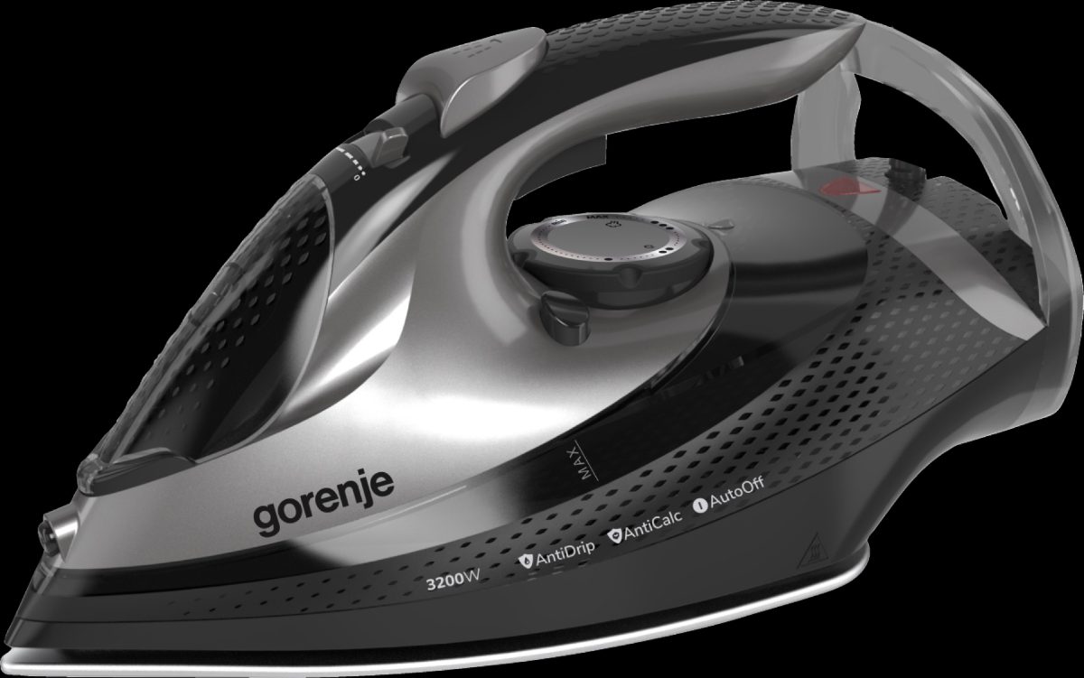 Gorenje SIH3200BKS, Steam Iron, 3200 W, Water tank capacity 420 ml, Continuous steam 40 g/min, Steam boost performance 250 g/min