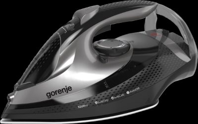 Gorenje SIH3200BKS, Steam Iron, 3200 W, Water tank capacity 420 ml, Continuous steam 40 g/min, Steam boost performance 250 g/min