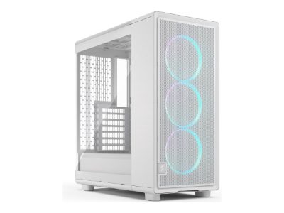 Fractal Design Case, Epoch, White TG RGB Clear Tint, ATX