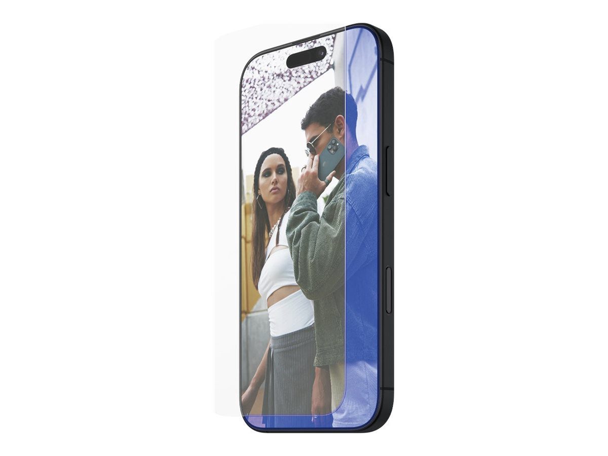 PanzerGlass SAFE by PanzerGlass EyeCare, Screen protector, Apple, iPhone 16, Glass, Transparent, Ultra-Wide Fit
