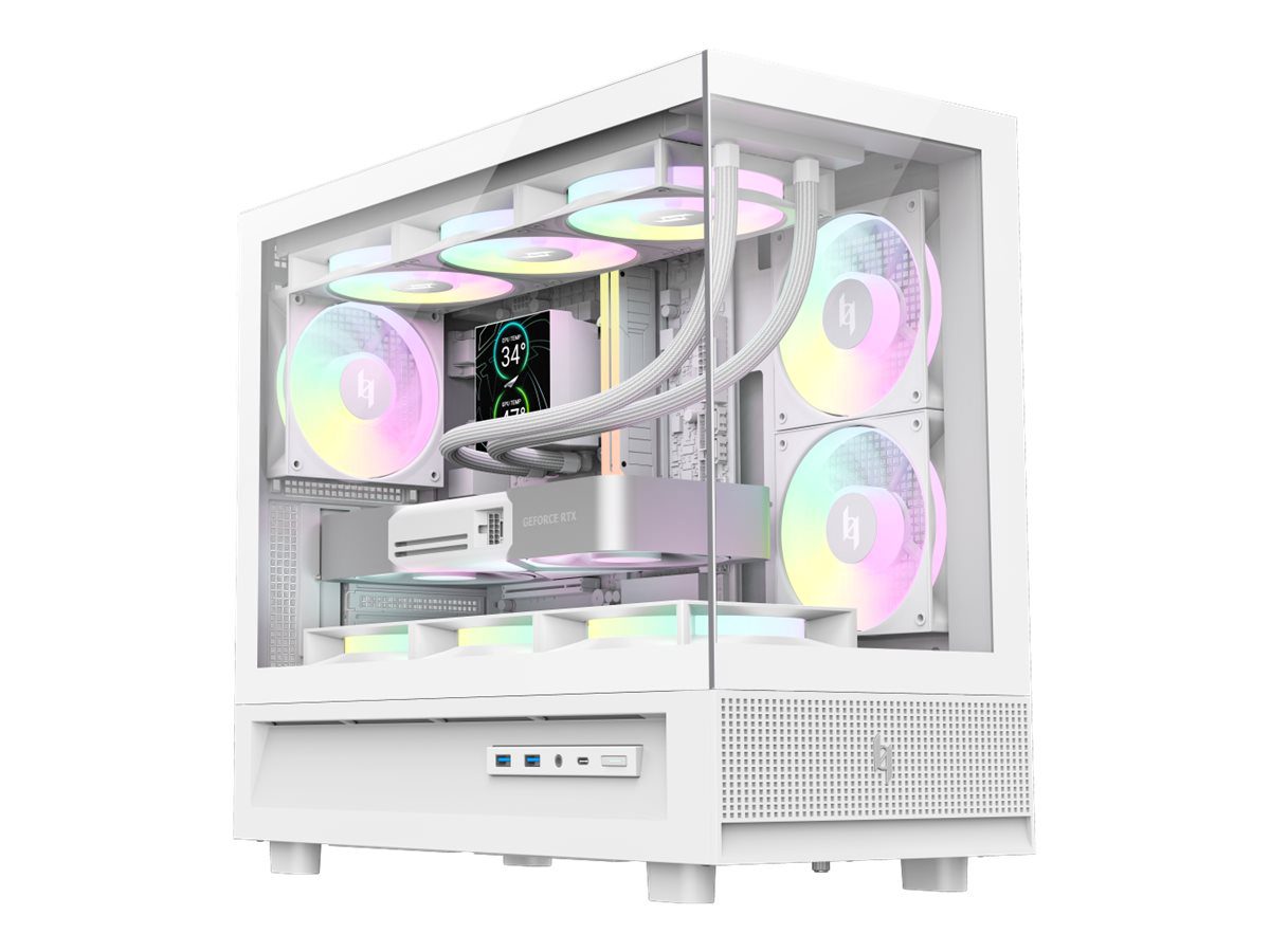 Gamemax Case, NEX C31 WH, MATX/BTF