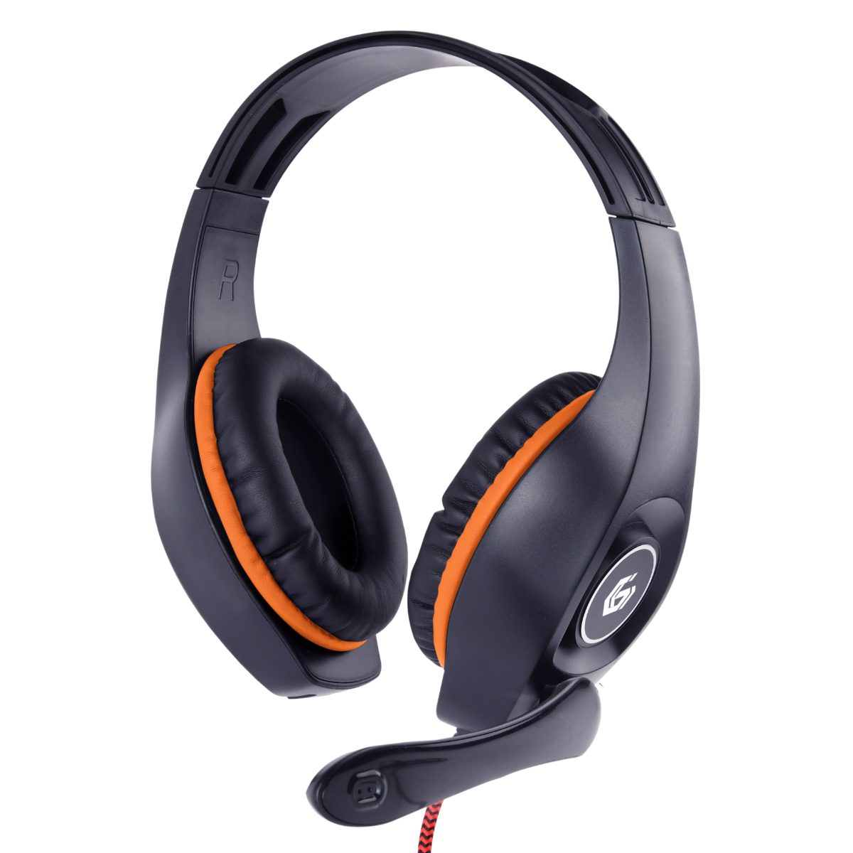 Gaming headset with volume control, GHS-05-O, Wired, Over-Ear