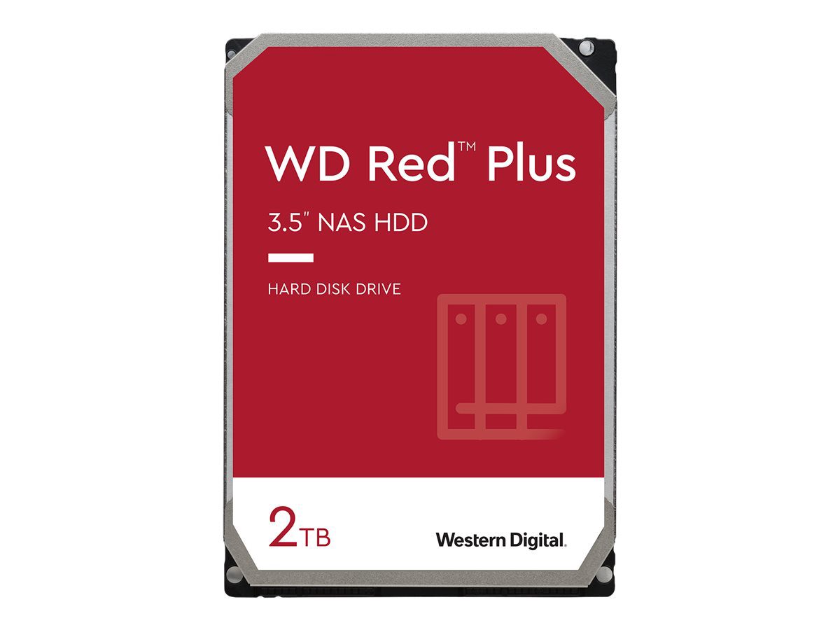 Red Plus NAS Hard Drive, WD20EFPX, 5400 RPM, 2000 GB