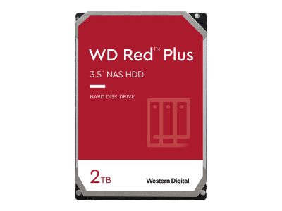 Red Plus NAS Hard Drive, WD20EFPX, 5400 RPM, 2000 GB