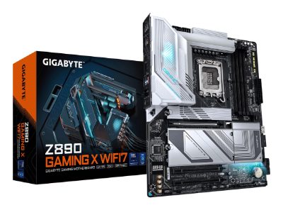 Gigabyte Z890 GAMING X WIFI7, Processor family Intel, Processor socket LGA1851, DDR5, Supported hard disk drive interfaces M.2, SATA, Number of SATA connectors 4