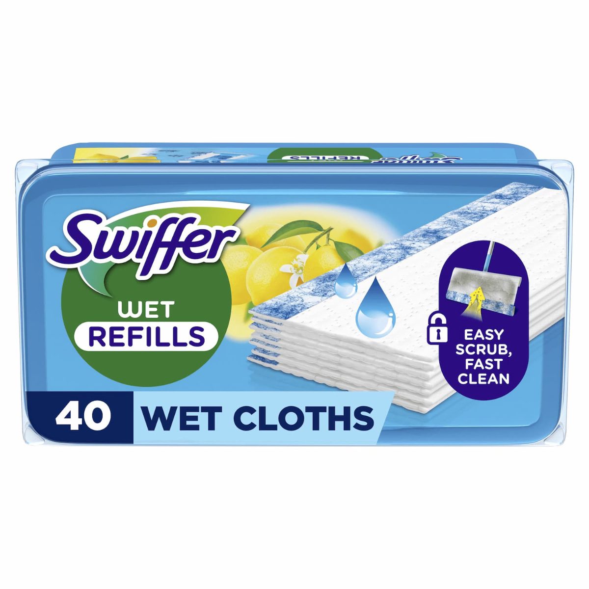 Swiffer Sweeper mitrās salvetes, 40gab