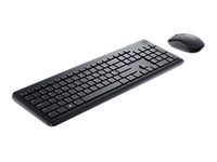 Keyboard and Mouse, KM3322W, Keyboard and Mouse Set, Wireless, Batteries included, Wireless connection, EE, Black