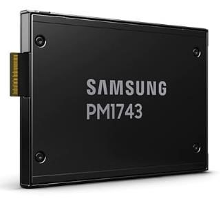 SSD, SAMSUNG, PM1743, 3840 GB, PCI Express 5.0, NVMe Yes, 2.5", MZWLO3T8HCLS-00A07