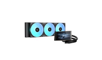 Deepcool LT360 VISION ARGB, Liquid Cooler, Black, Intel, AMD