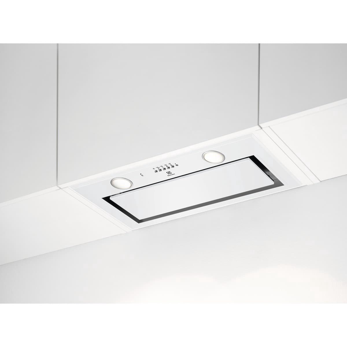 Electrolux tvaika nosūcējs (iebūv.), balts, 54 cm