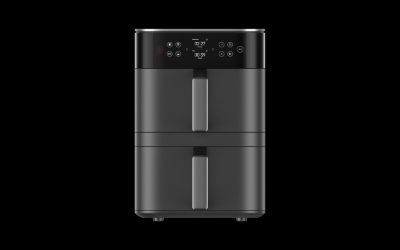 Xiaomi Smart Double Stack Air Fryer 12L, Power 2800 W, Capacity 12 L, Black