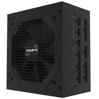 Power Supply, GIGABYTE, GP-P750GM, 750 Watts, Efficiency 80 PLUS GOLD, PFC Active, MTBF 100000 hours