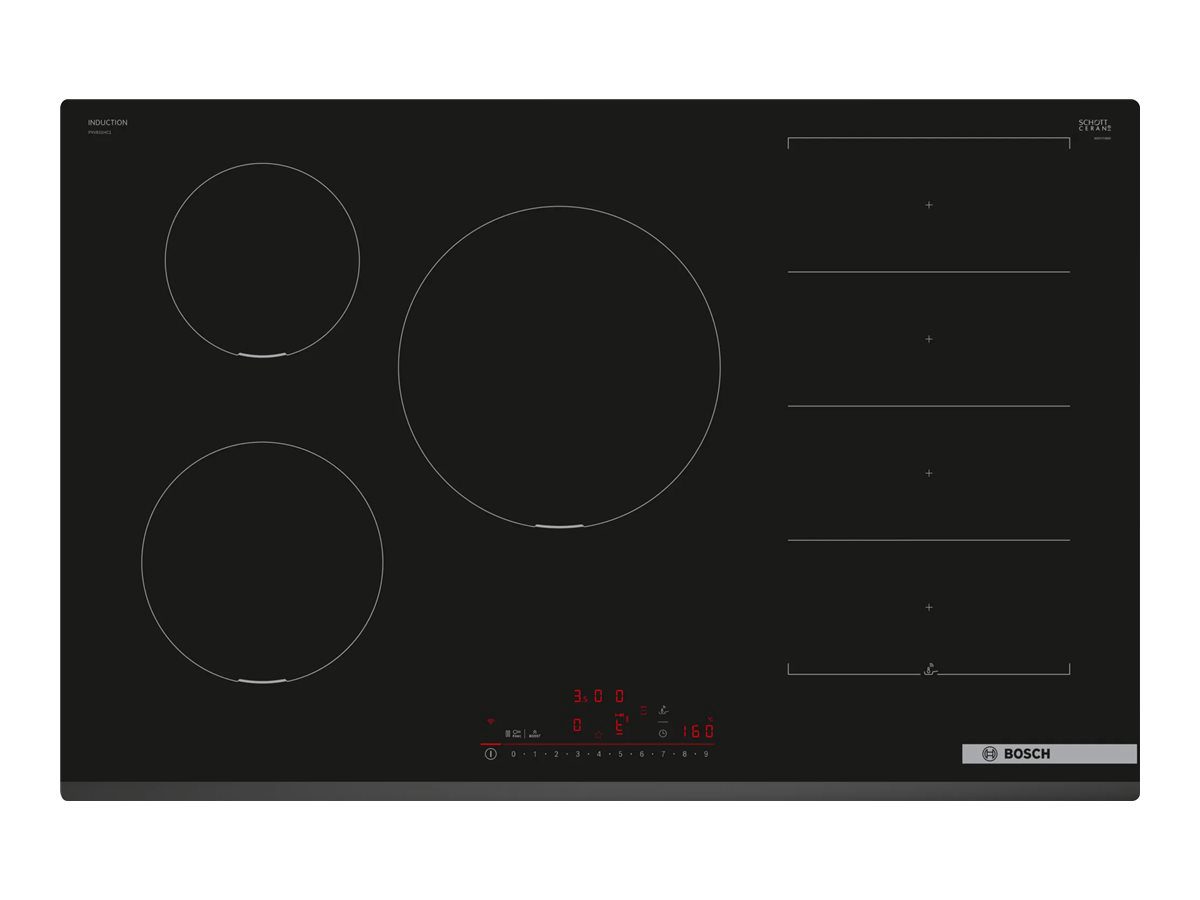 Hob, PXV831HC1E, Induction, Number of burners/cooking zones 5, Touch, Timer, Black