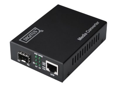 Gigabit Ethernet Media Converter, SFP SFP Open Slot, without SFP Module, DN-82130, SFP, 10/100/1000 Mbps port