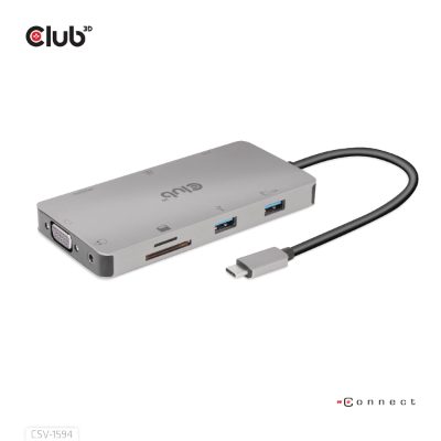 I/O HUB 9IN1 USB-C/CSV-1594 CLUB3D