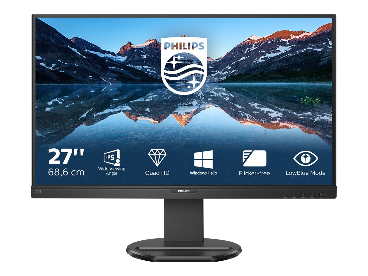 USB-C Monitor, 276B9/00, 27 ", IPS, QHD, 16:9, 75 Hz, 4 ms, 2560 x 1440 pixels, 350 cd/m², HDMI ports quantity 1, Black