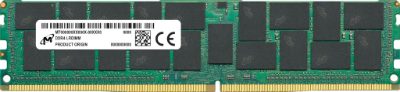 Server Memory Module, MICRON, DDR4, 64GB, LRDIMM, 3200 MHz, CL 22, 1.2 V, MTA72ASS8G72LZ-3G2R2R