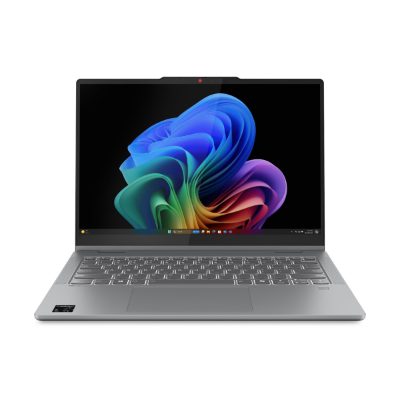 Lenovo IdeaPad 5 2-in-1 14Q8X9, Luna Grey, 14 ", OLED, Touchscreen, WUXGA, 1920 x 1200 pixels, Glossy, Snapdragon X, X1-26-100, 16 GB, Soldered LPDDR5x, Solid-state drive capacity 512 GB, Qualcomm Adreno GPU, Windows 11 Home, 802.11be, Bluetooth version 5.4, Keyboard language English, Keyboard backlit, Warranty 24 month(s), Battery warranty 12 month(s)