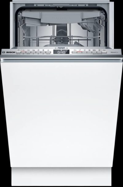 Bosch Dishwasher, SPV4HMX10E, Built-in, Width 45 cm, Number of place settings 10, Number of programs 6, Energy efficiency class E, Display, AquaStop function, White