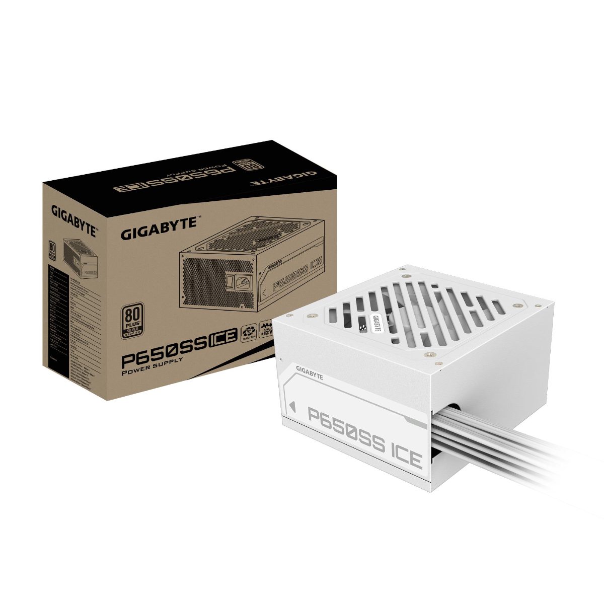 Gigabyte PSU, GP-P650SS ICE GEU1, 650 W, USED, REFURBISHED, MISSING MANUALS