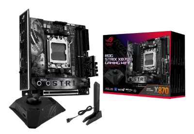 ROG STRIX X870-I GAMING WIFI, Processor family AMD, Processor socket AM5, DDR5 DIMM, Supported hard disk drive interfaces SATA, M.2, Number of SATA connectors 2