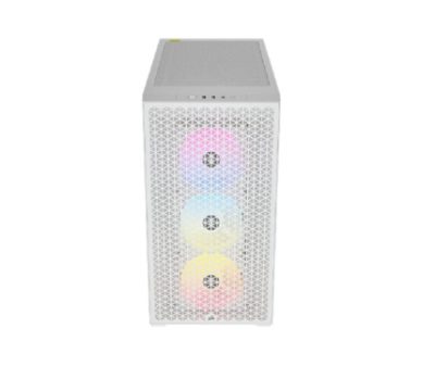 RGB Tempered Glass PC Case, 3000D, Side window, White, Mid-Tower