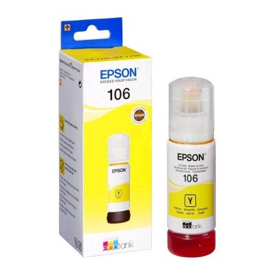 Epson Ecotank, 106, Ink Bottle, Yellow