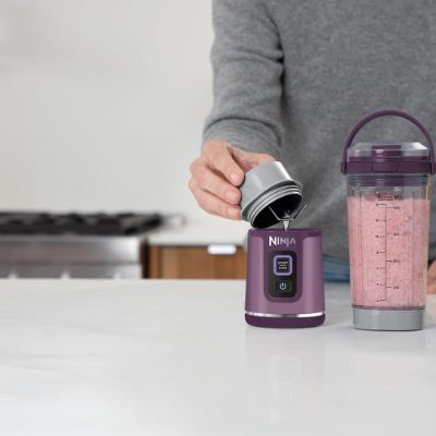 Ninja pārnēsājams bezvadu kokteiļu blenderis, 0.5l, violets