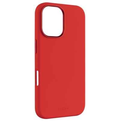 Fixed MagFlow, Back cover, Apple, iPhone 16, Liquid silicon, Red