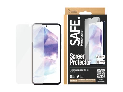 SAFE by PanzerGlass Screen Protector Samsung Galaxy A55 5G, Ultra-Wide Fit w EasyAligner, PanzerGlass