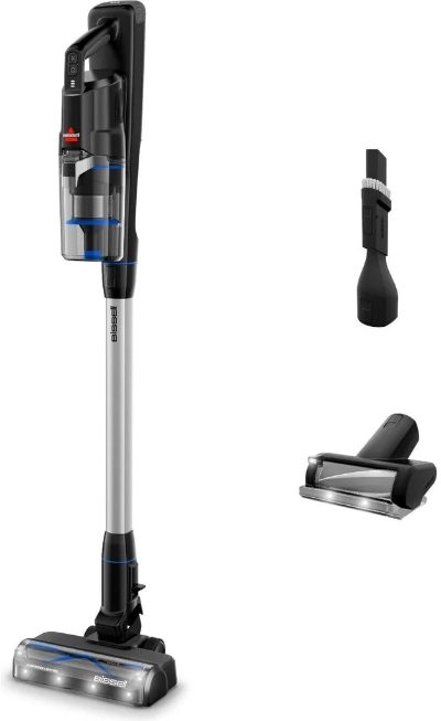 Bissell Stick Vacuum, PowerClean FurGuard Select, Cordless operating, 280 W, 25.2 V, Operating time (max) 50 min, Black/Titanium/Cobalt Blue, Warranty 60 month(s), Battery warranty 24 month(s)