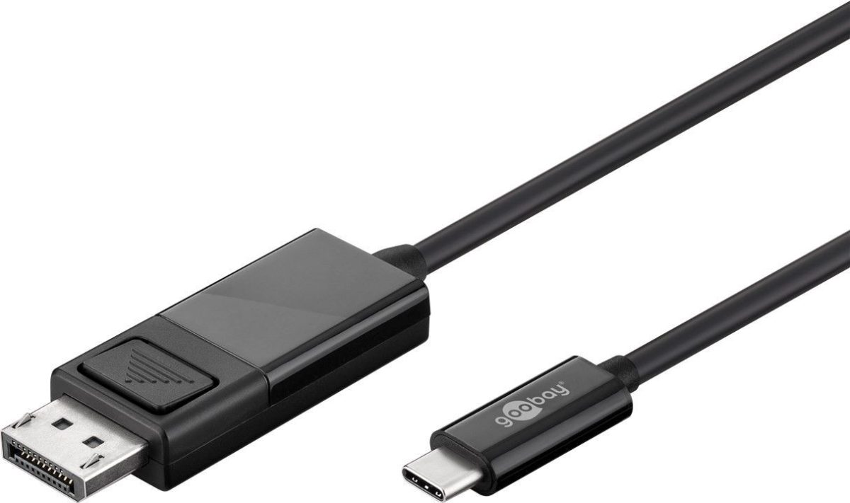 USB-C- DisplayPort adapter cable (4k 60 Hz), 79295, USB-C male, DisplayPort male, USB-C to DP, 1.2 m
