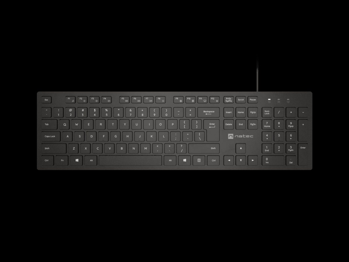 Herring, Keyboard, Wired, US, Black