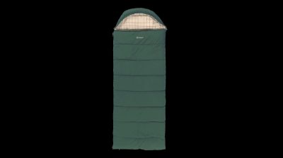 Outwell Camper Prime Green, Sleeping Bag, 235 x 90 cm, Temperature -15 to 5 °C, Right Zipper