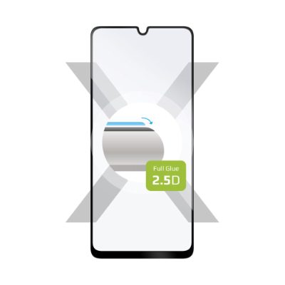 Fixed Screen Protector, Realme, C61/C63/Note 60, Tempered Glass, Black, Full Cover 2.5D