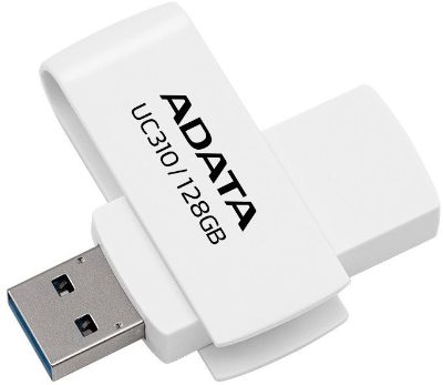 USB Flash Drive, UC310, 128 GB, USB Type-A, White