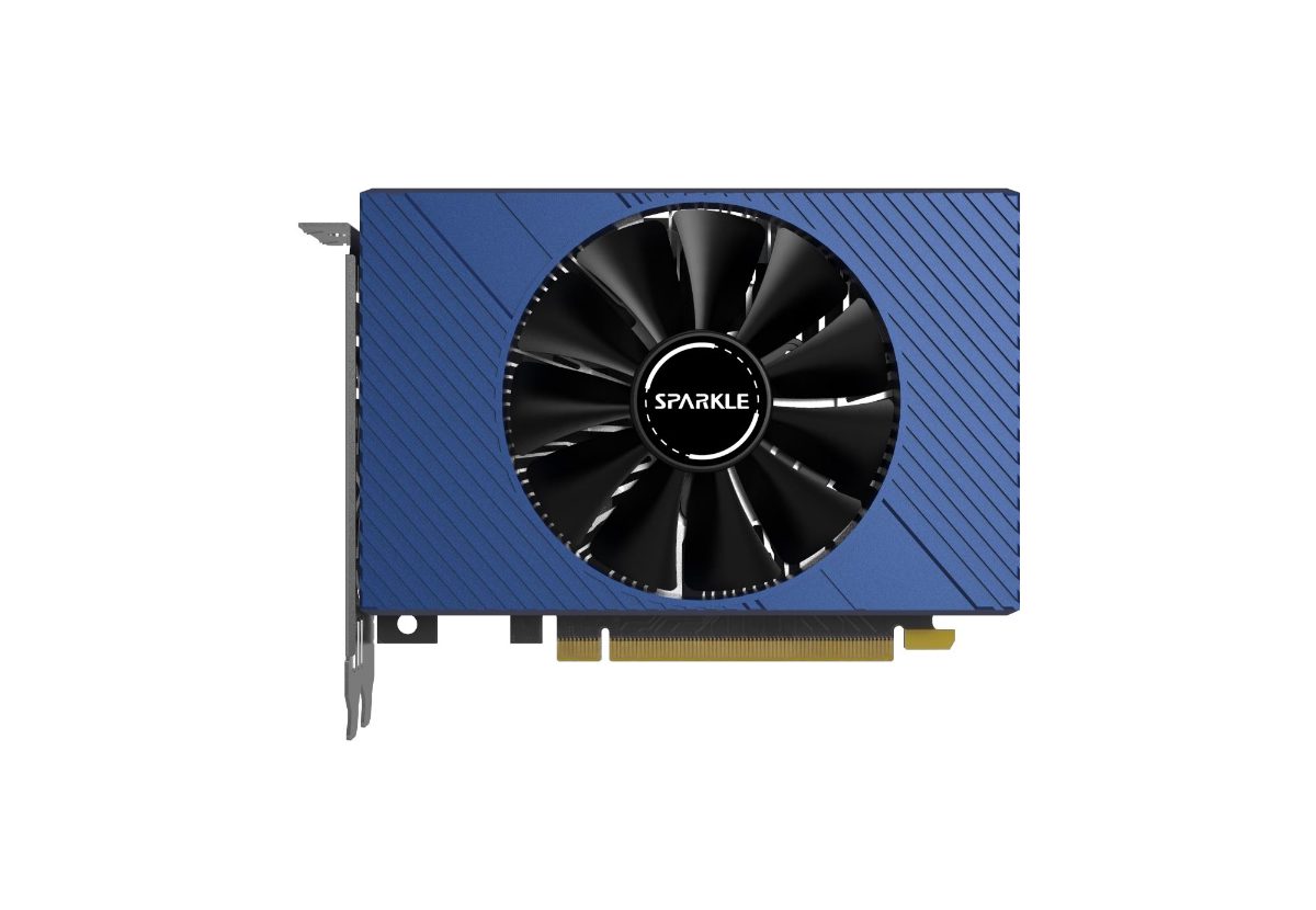 Graphics Card, SPARKLE, Intel Arc A380, 6 GB, GDDR6, 96 bit, PCIE 4.0 8x, GPU 2000 MHz, Single Slot Fansink, 1xHDMI, 3xDisplayPort, SA380E-6G