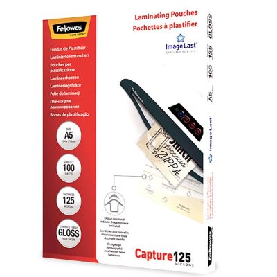 Laminating Pouch, A3, Glossy, Thickness: 125 micron, Qty Per Pack: 100 pcs; Ideal for notices, craft materials, signage and frequently handled documents
