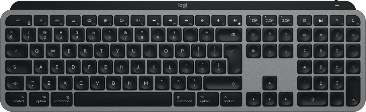KEYBOARD WRL MX KEYS S MAC/SPACE GREY 920-011637 LOGITECH