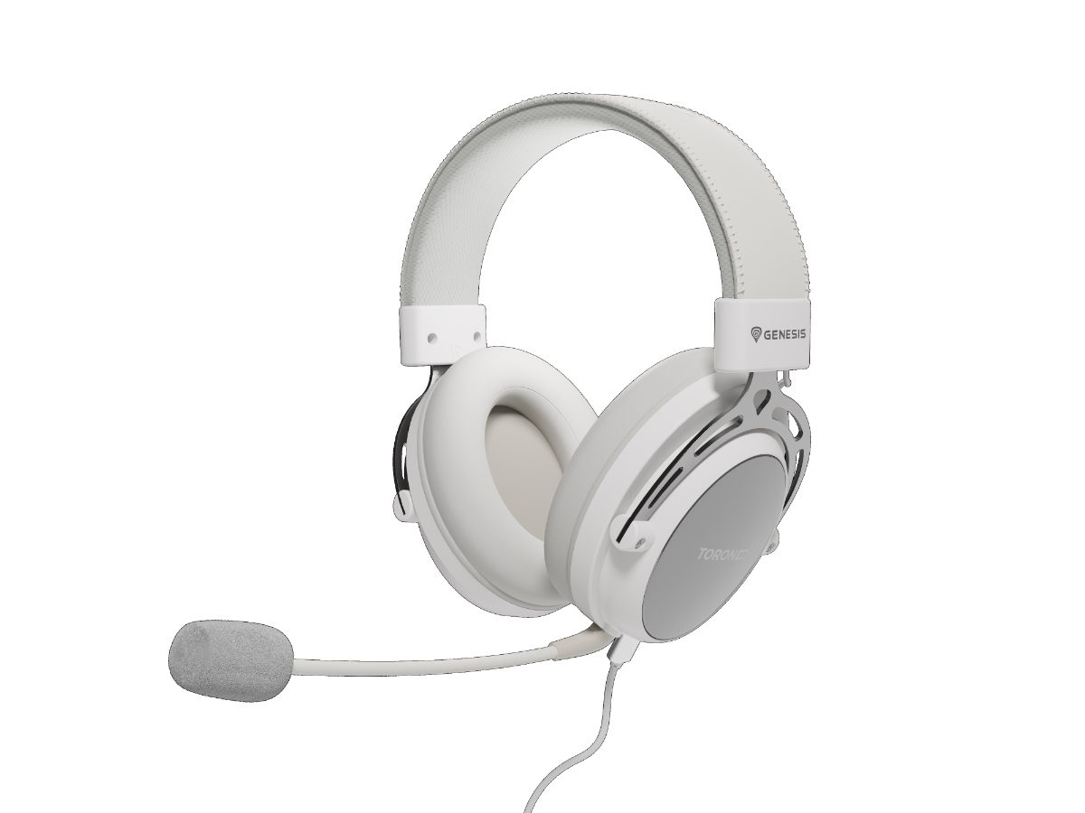 Gaming Headset, Toron 301, Wired, Over-Ear, Microphone, White