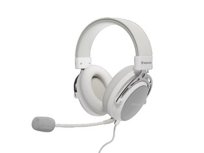 Gaming Headset, Toron 301, Wired, Over-Ear, Microphone, White