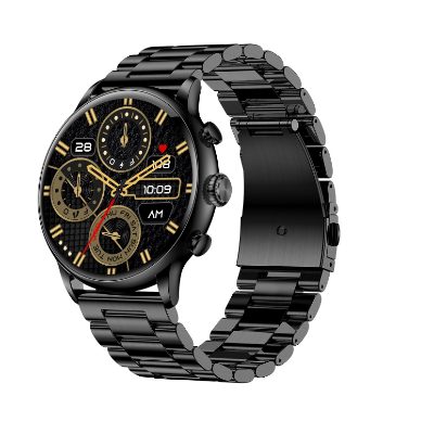 myPhone Watch Elegant 2, Smart watch, AMOLED, 1.43", Waterproof, Black
