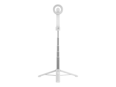 Selfie stick with tripod, MagSnap, Bluetooth, White, 72 cm, Aluminum alloy, ABS, PC, 170 g