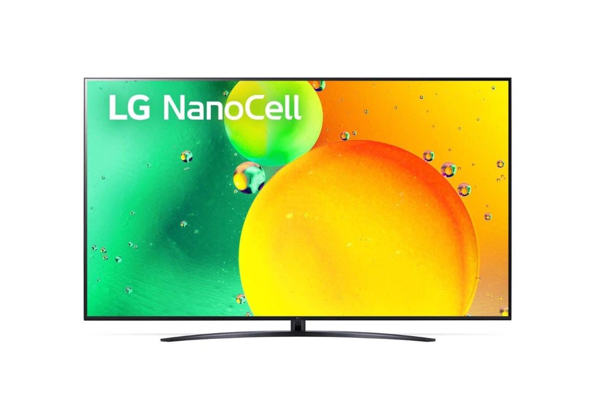 TV Set, LG, 55", 4K/Smart, 3840x2160, Wireless LAN, Bluetooth, webOS, 55NANO763QA