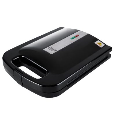 Sandwich Maker, AD 3055, 1000 W, Number of plates 4, Black