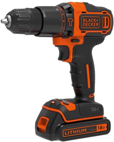BLACK & DECKER Impact driver-drill, BDCHD18-QW, 18 V, 1.5 Ah, Li-Ion