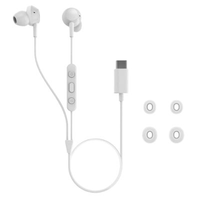 PHILIPS In-Ear austiņas ar mikrofonu, baltas
