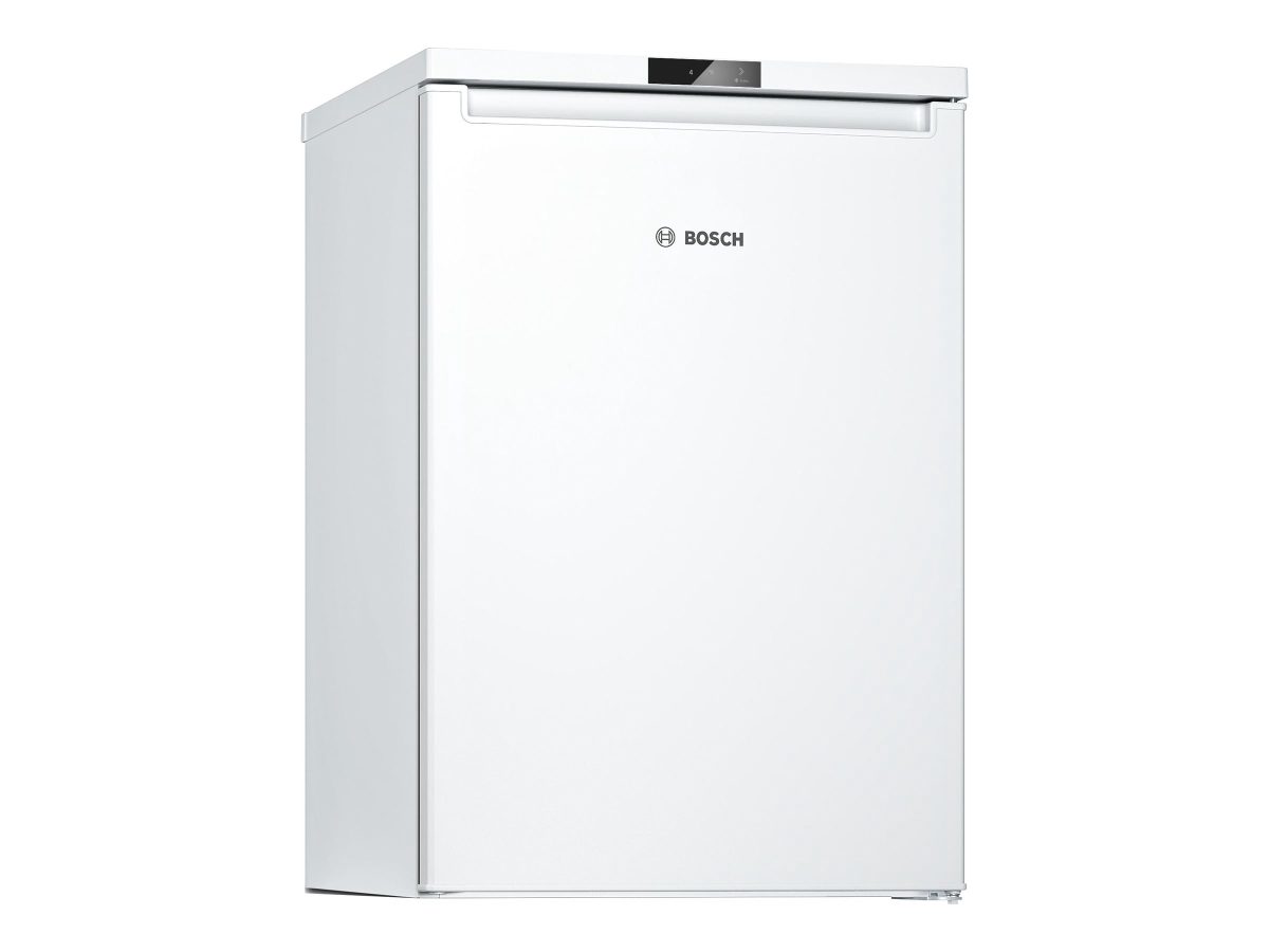 Bosch Refrigerator, KTL15NWEB, Energy efficiency class E, Free standing, Larder, Height 85 cm, Fridge net capacity 106 L, Freezer net capacity 14 L, Display, 39 dB, White