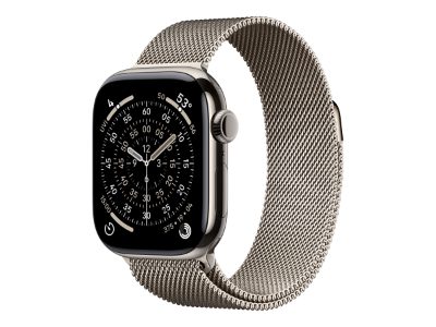 Watch Series 11, Smart watch, GPS (satellite), LTPO OLED Always-On Retina, Waterproof, Natural Titanium